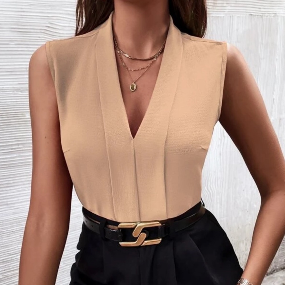 Tan Tanktop